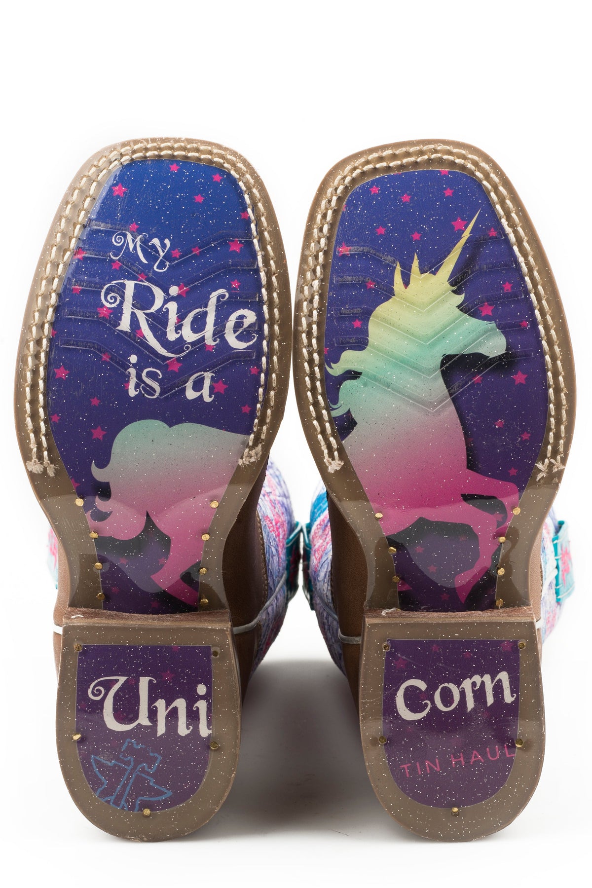 Tin Haul LITTLE GIRLS UNICORN WITH MY RIDE SOLE - Flyclothing LLC