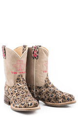 Tin Haul LITTLE GIRLS WILD PATCH WITH CHEETAH SOLE - Flyclothing LLC