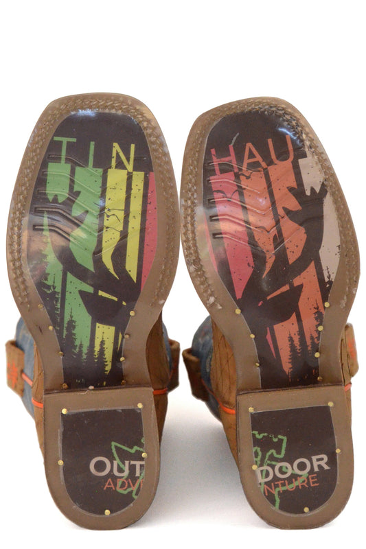 Tin Haul LITTLE BOYS CROSSED WITH OUTDOOR ADVENTURE SOLE - Flyclothing LLC