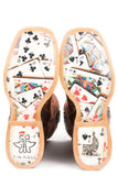 Tin Haul MENS THE GAMBLER WITH CARD SHUFFLE SOLE - Flyclothing LLC