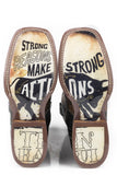 Tin Haul MENS NO BULLS**T WITH STRONG ACTIONS SOLE - Flyclothing LLC