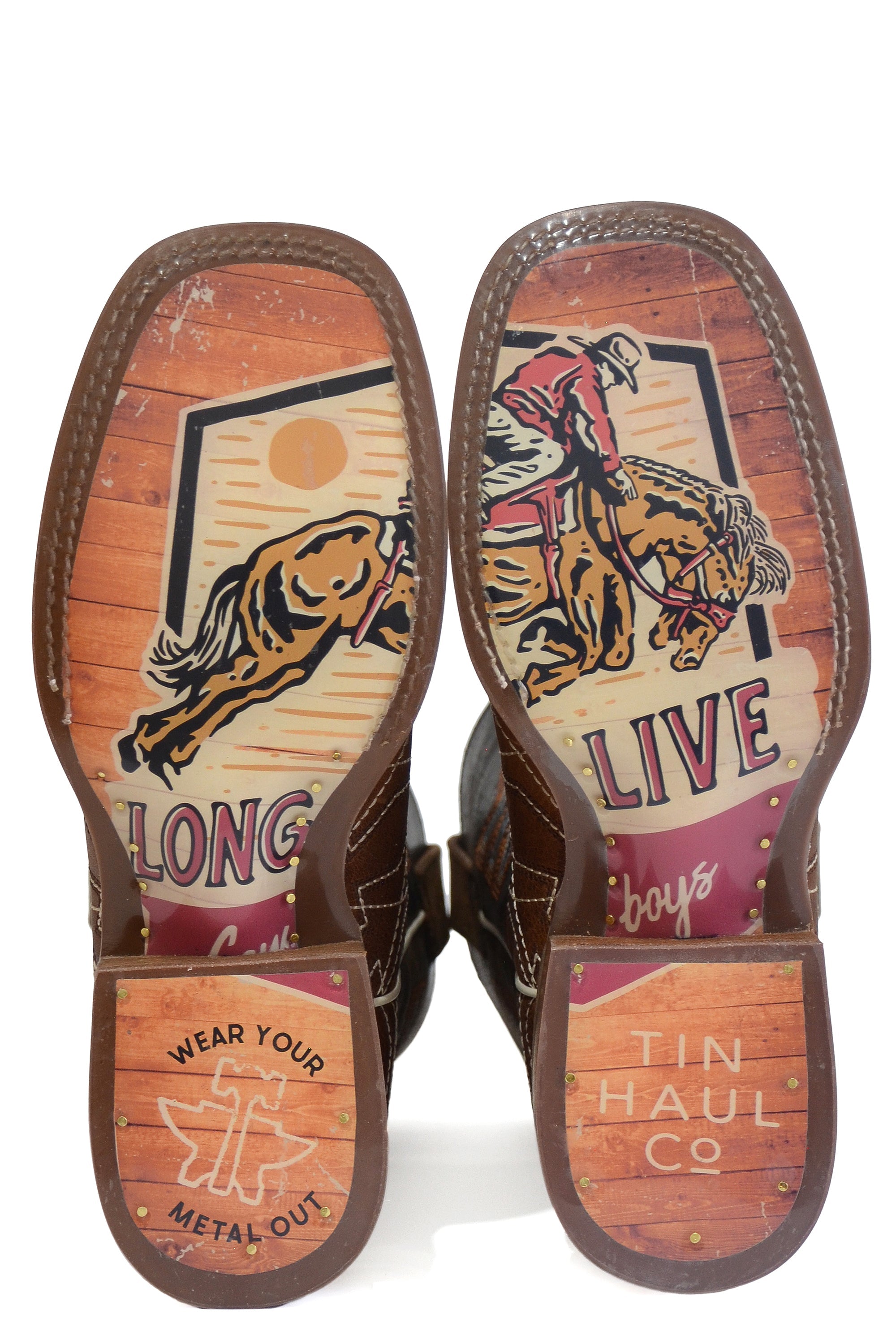 Tin Haul MENS MESQUITE WITH LONG LIVE COWBOYS SOLE - Flyclothing LLC