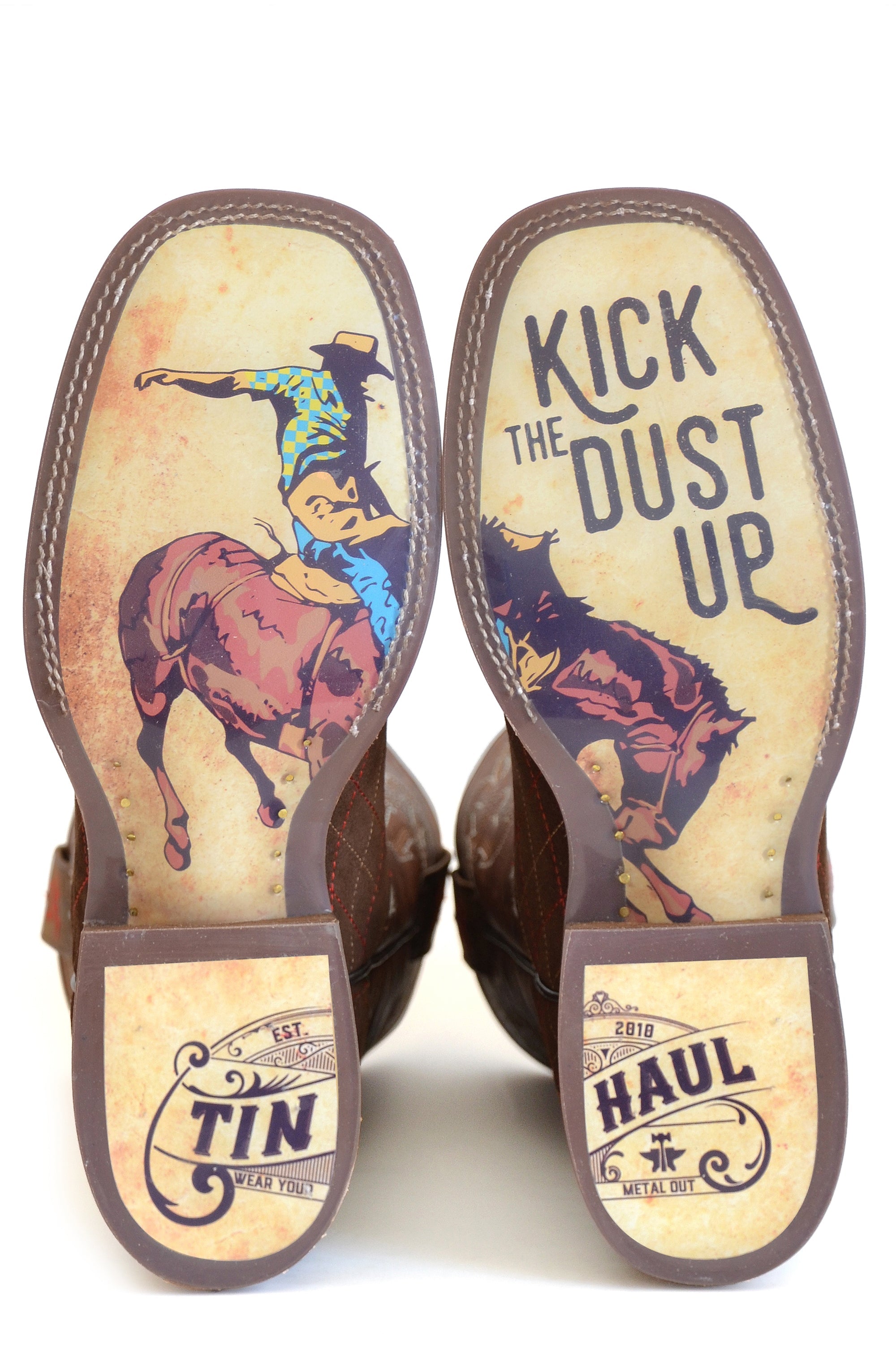 Tin Haul MENS ASPHALT CRACKS WITH KICK UP THE DUST SOLE - Flyclothing LLC