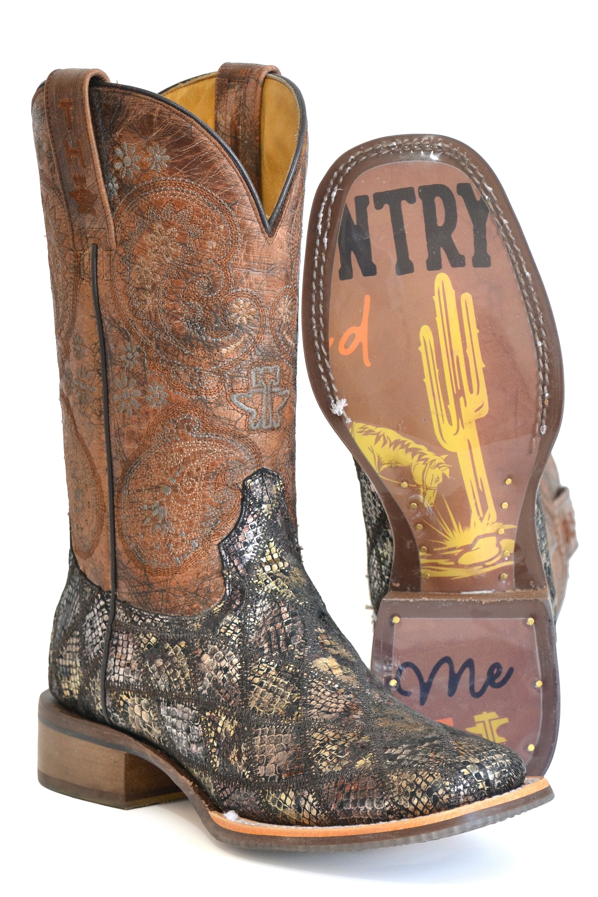 Tin Haul WOMENS PAISLEY PYTHON WITH COUNTRY ROAD SOLE