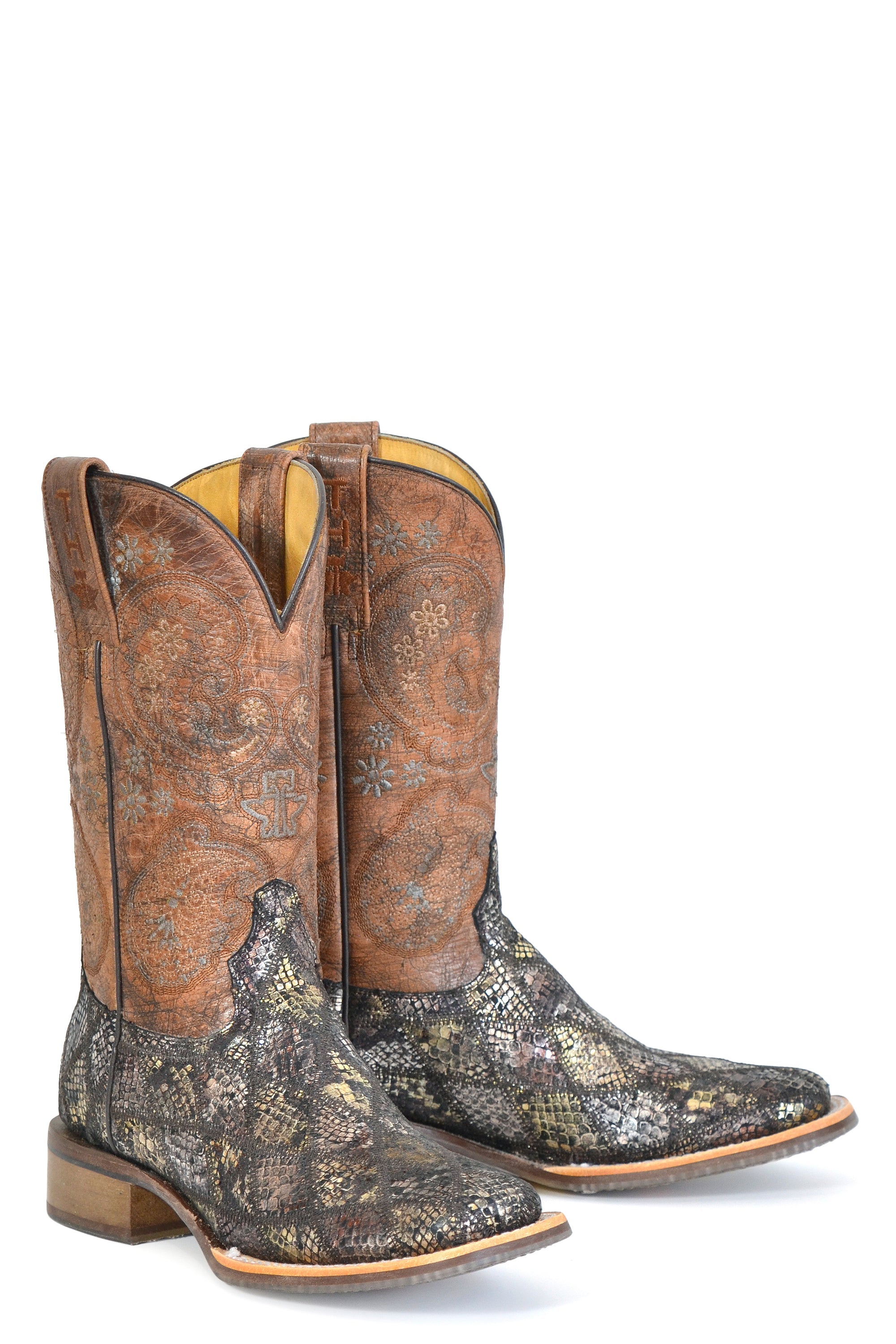 Tin Haul WOMENS PAISLEY PYTHON WITH COUNTRY ROAD SOLE - Flyclothing LLC