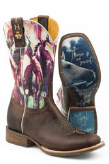 Tin Haul Womens Highbrow Horses With True Love Sole - Flyclothing LLC