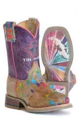 Tin Haul BIG GIRLS SPOTTYCOLORFUL CATTLE SOLE