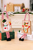 4-Pack Christmas Gnome Graphic Striped Gift Bag - Flyclothing LLC