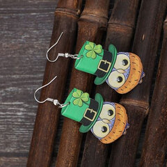 Owl Acrylic Dangle Earrings - Flyclothing LLC