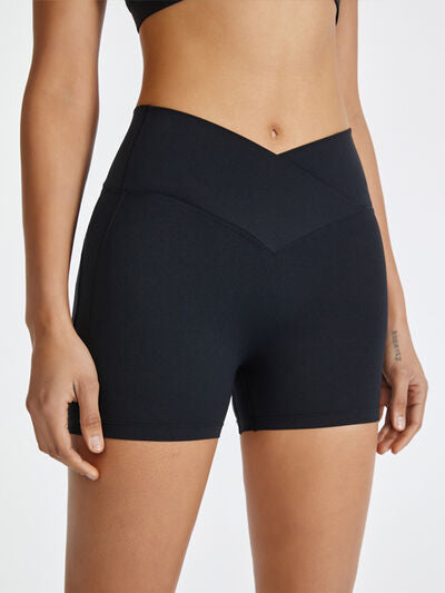 High Waist Active Shorts - Flyclothing LLC