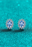 1 Carat Moissanite 925 Sterling Silver Stud Earrings - Flyclothing LLC