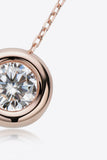 1 Carat Moissanite Pendant 925 Sterling Silver Necklace - Flyclothing LLC