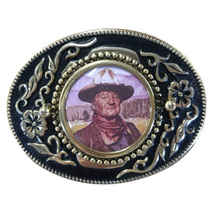 The Duke John Wayne Western Belt Buckle - Rockmount Clothing