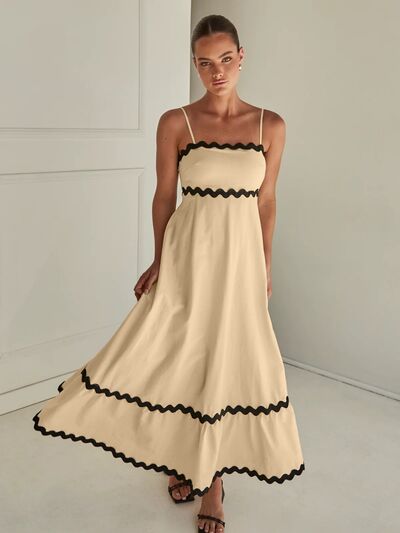 Spaghetti Strap Maxi Dress - Flyclothing LLC