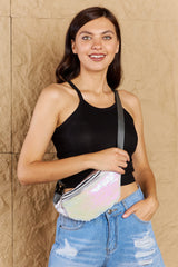 Fame Festival Baby Sequin Front Single Zipper Fanny Pack - Flyclothing LLC