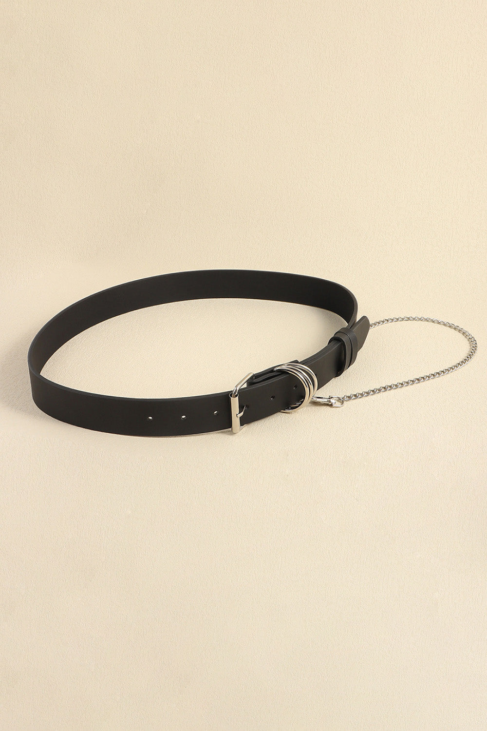 PU Leather Alloy Chain Belt - Flyclothing LLC