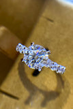 2 Carat 4-Prong Moissanite Ring - Flyclothing LLC