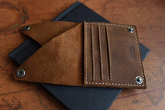 Kiko Leather Wing Fold Card Case - Flyclothing LLC