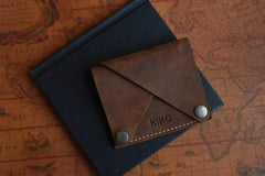 Kiko Leather Wing Fold Card Case - Flyclothing LLC