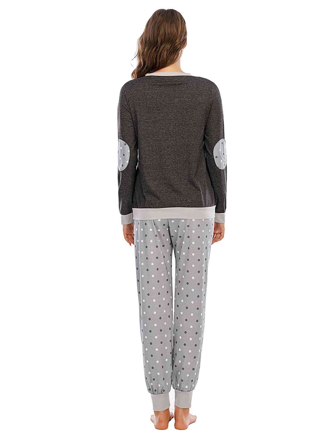 Long Sleeve Top and Polka Dot Pants Set - Flyclothing LLC