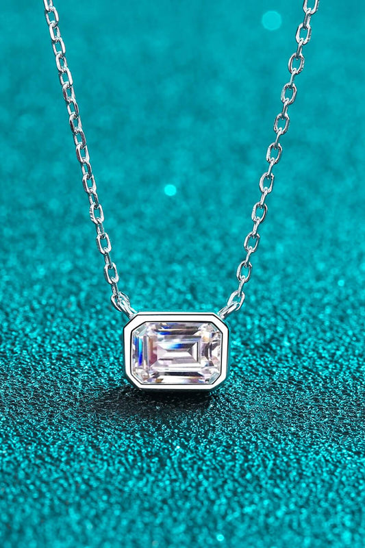 Beautiful Words 1 Carat Moissanite Pendant Necklace - Flyclothing LLC