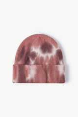 Tie-Dye Cuffed Knit Beanie - Flyclothing LLC