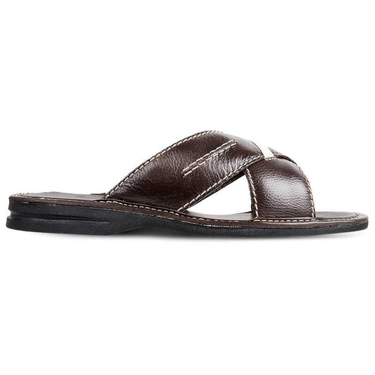 Sandro Moscoloni Premium Theodore Classy Brown Sandals - Flyclothing LLC