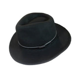 Rockmount Clothing Black Wool Felt Hat with Faux Leather Band - Rockmount Clothing