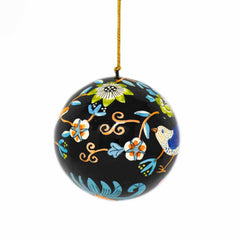 Handpainted Elephant & Bird Ornaments, Set of 2 - Flyclothing LLC