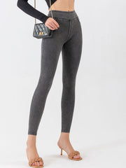 High Waist Cropped Active Leggings - Flyclothing LLC