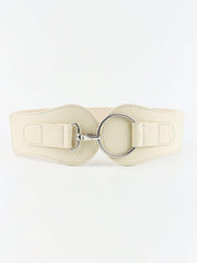 PU Elastic Wide Belt - Flyclothing LLC