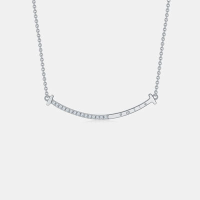 Moissanite 925 Sterling Silver Necklace - Flyclothing LLC