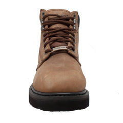 Men's 6" Steel Toe Work Boot Brown - Flyclothing LLC