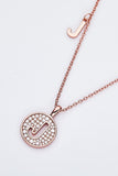 Moissanite A to J Pendant Necklace - Flyclothing LLC