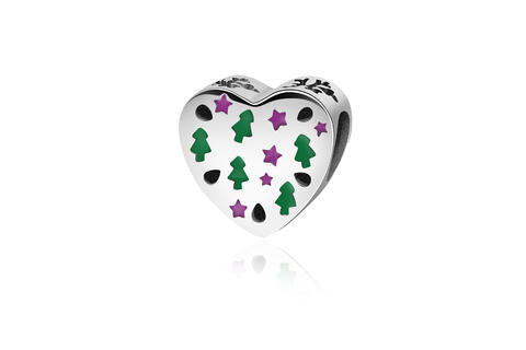 49er Beads 20 PC Heart Shape Charms Bling Charms For Jewelry