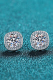 Let Me Love You 1 Carat Moissanite Stud Earrings - Flyclothing LLC