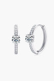 Carry Your Love 1 Carat Moissanite Platinum-Plated Earrings - Flyclothing LLC