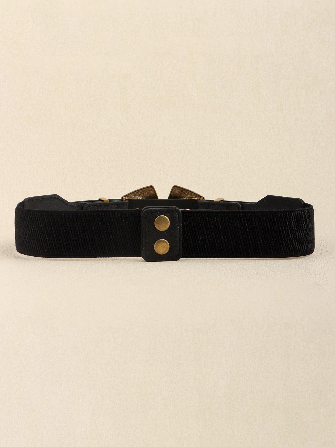 Double Buckle PU Leather Belt - Flyclothing LLC