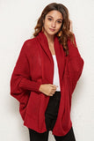 Open Front Dolman Sleeve Longline Cardigan - Flyclothing LLC