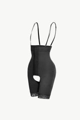 Full Size Hook-and-Eye Lace Trim Shaping Bodysuit - Flyclothing LLC