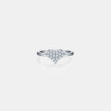 Moissanite 925 Sterling Silver Heart Ring - Flyclothing LLC