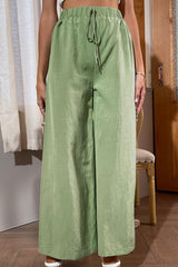 Side Slit Wide Leg Pants - Flyclothing LLC