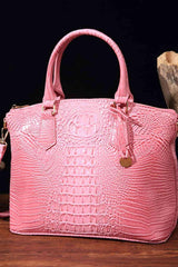 PU Leather Handbag - Trendsi