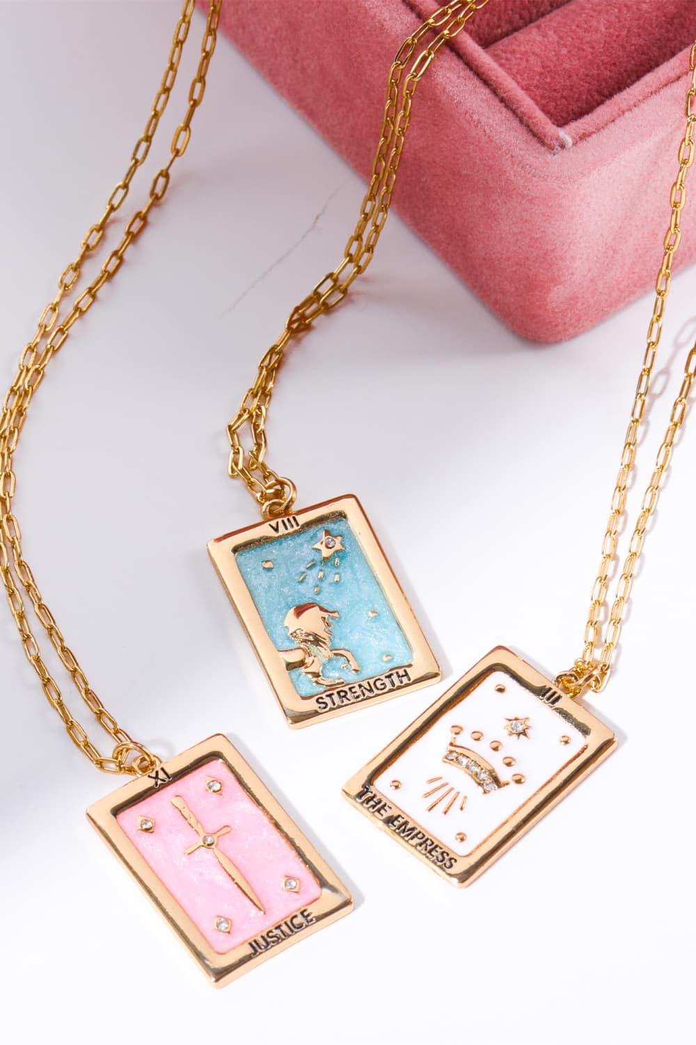 Tarot Card Pendant Copper Necklace - Flyclothing LLC