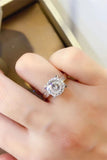 2 Carat Moissanite 925 Sterling Silver Ring - Flyclothing LLC