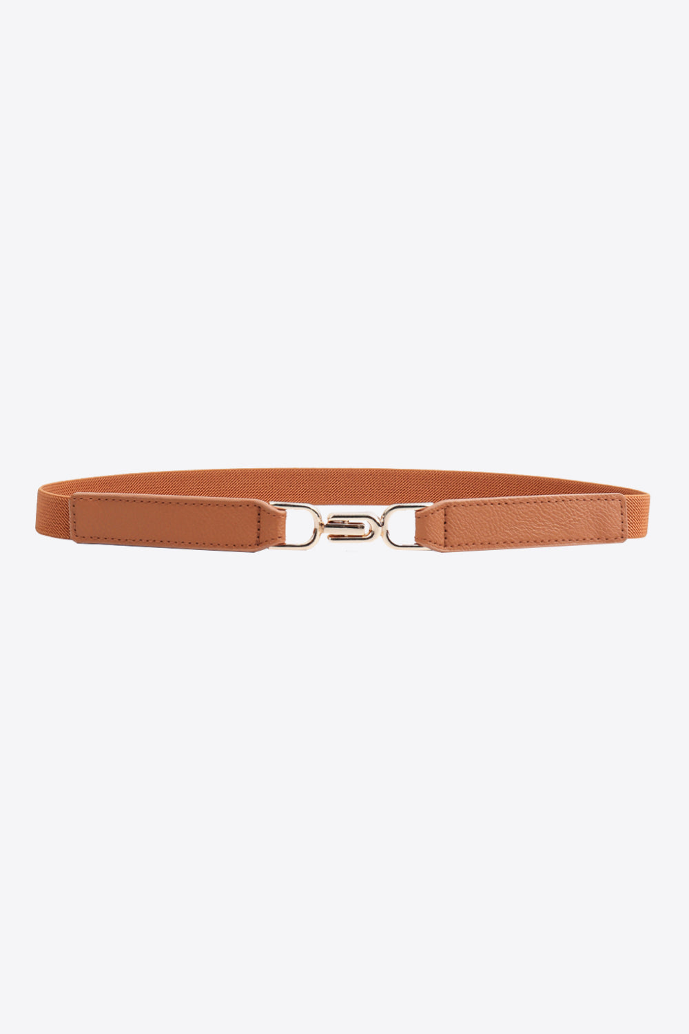 Alloy Buckle Elastic Belt - Trendsi