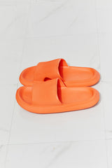 MMShoes Arms Around Me Open Toe Slide in Orange - Flyclothing LLC