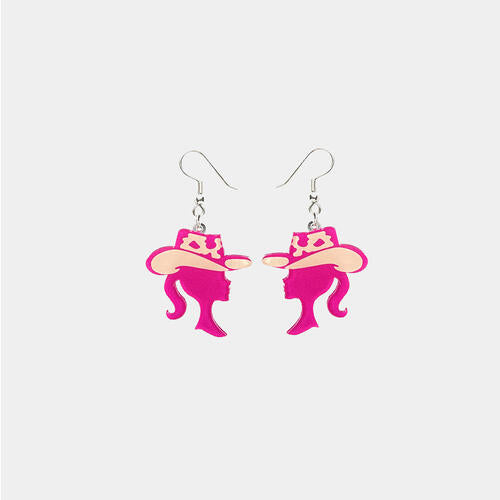 Geometric Shape Acrylic Dangle Earrings - Flyclothing LLC