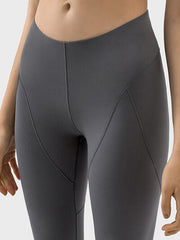 Mid-Rise Waist Active Pants - Flyclothing LLC