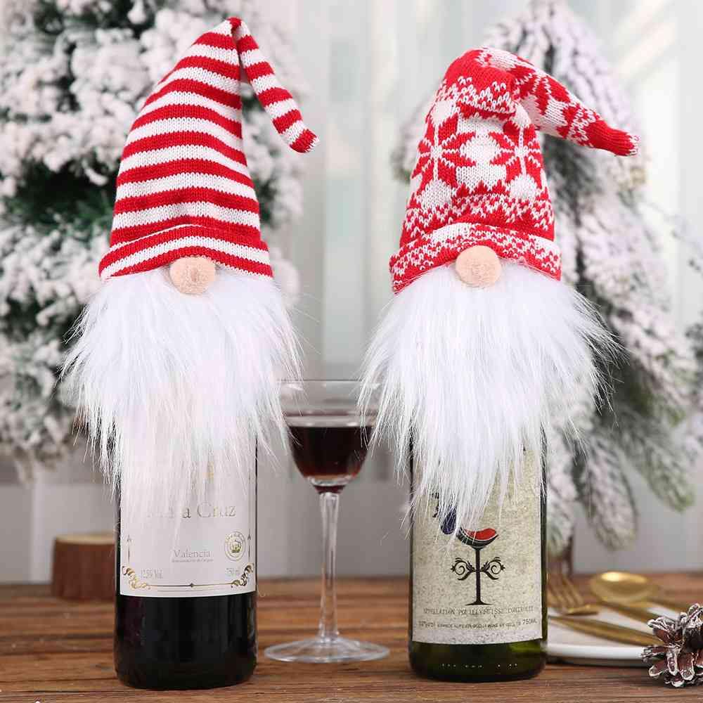 Assorted 2-Piece Wine Bottle Covers - Trendsi